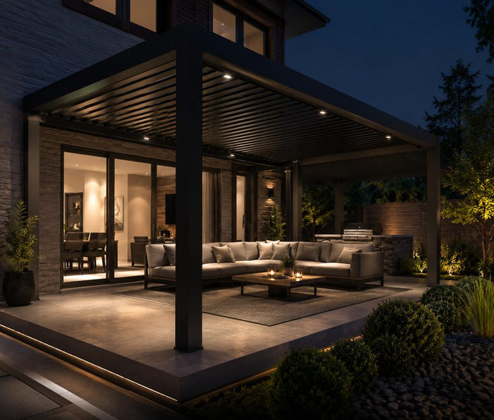 Pergola patio outdoor living space