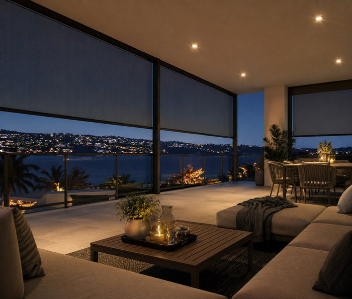 Luxury outdoor patio shading project